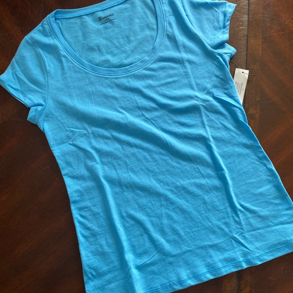 No Boundaries Sky Blue Short Sleeve Tee